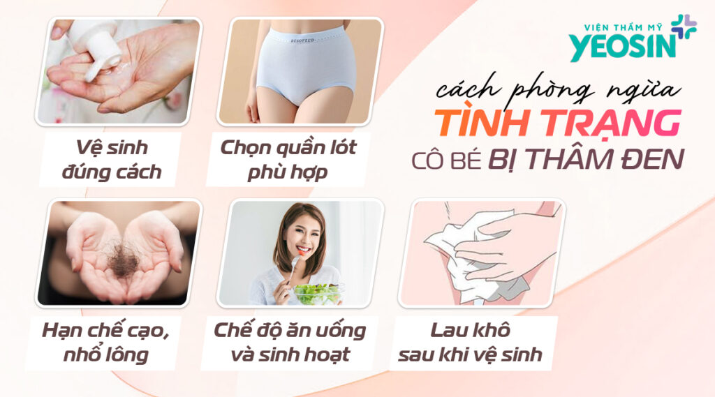 Chia sẻ cách phòng ngừa tình trạng cô bé bị thâm đen