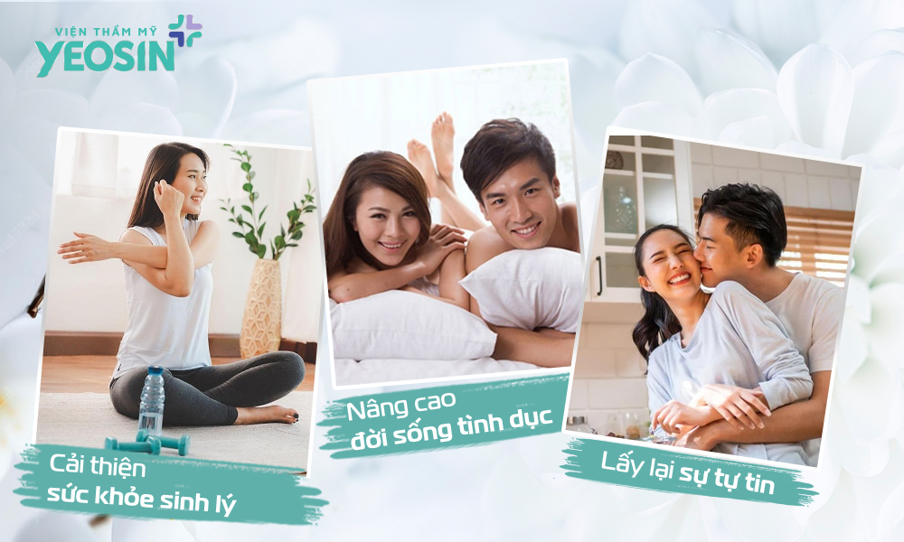 Trẻ hóa vùng kín giúp cải thiện chất lượng đời sống vợ chồng