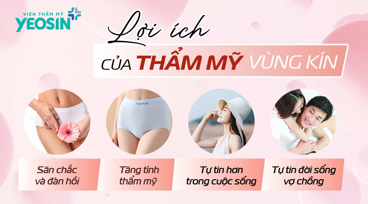 Lợi ích khi thẩm mỹ vùng kín