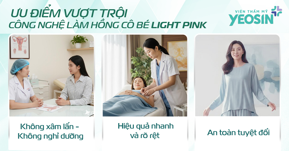 Ưu điểm vượt trội của công nghệ làm hồng cô bé Light Pink chiếc tách tế bào tầng sâu