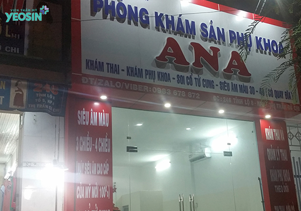 Phòng khám sản phụ khoa Ana - Địa chỉ thu hẹp tầng sinh môn sau sinh uy tín