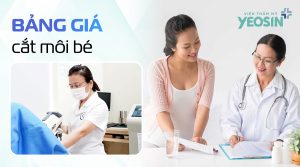 Thẩm mỹ cắt môi bé giá bao nhiêu tiền?