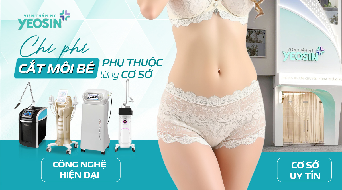 Chi phí cắt môi bé giá bao nhiêu sẽ phụ thuộc vào từng cơ sở thẩm mỹ