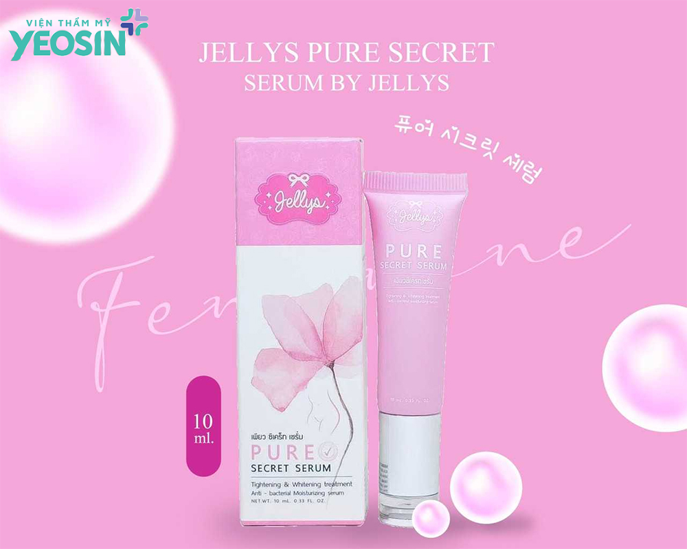 Phương pháp làm hồng cô bé bằng Jellys Pure Secret Serum