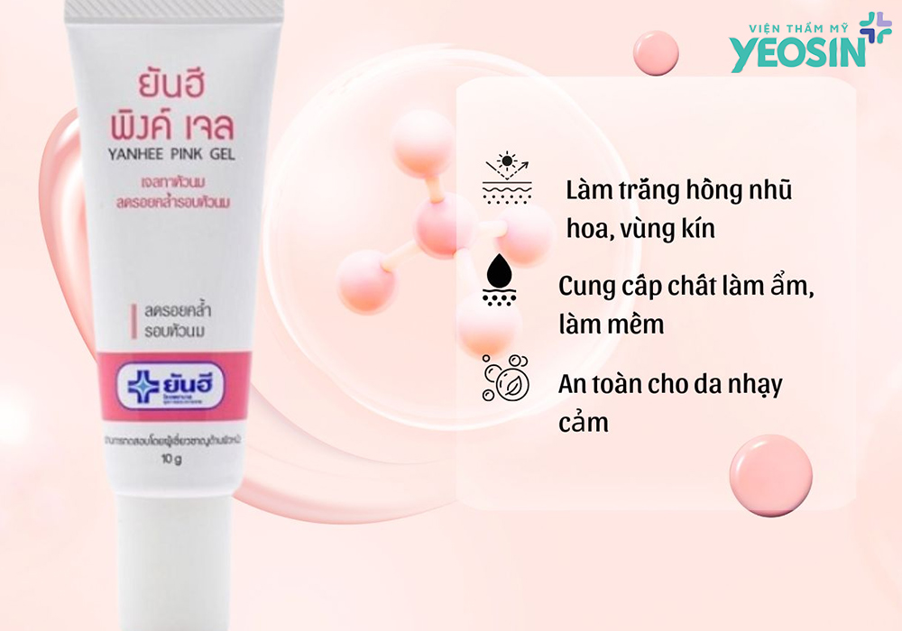 Sản phẩm làm hồng vùng kín Yanhee Pink Gel